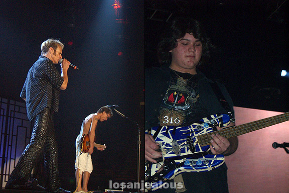 Van Halen Pre-Tour Dress Rehearsal @ The Forum, Inglewood, 9/16/2007: Wolfgang Van Halen