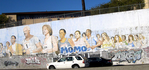 LA Marathon Mural