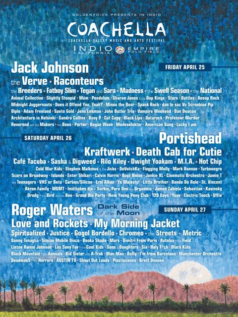 2008 Coachella Festival Lineup 