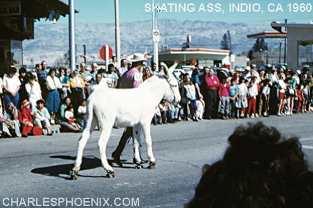 Charles Phoenix's Slide of the Week: Skating Ass, Indio, CA 1960
