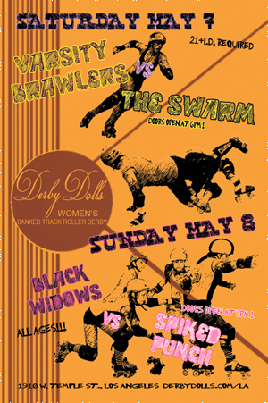 DF ODs & Previews Glorious Weekend of SoCal Banked Track Roller Derby (May 7-8, 2011)