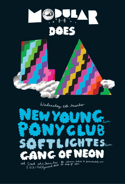 Modular Comes to LA w/ New Young Pony Club & SoftLightes