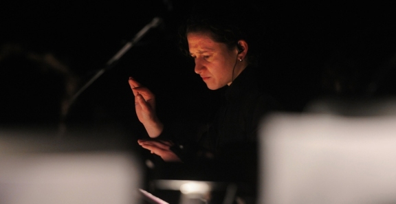 Photos: Mica Levi with The Wild Up! + Wordless Musical Orchestra perform “Under The Skin” Live Score @ The Regent Theatre, January 6, 2015